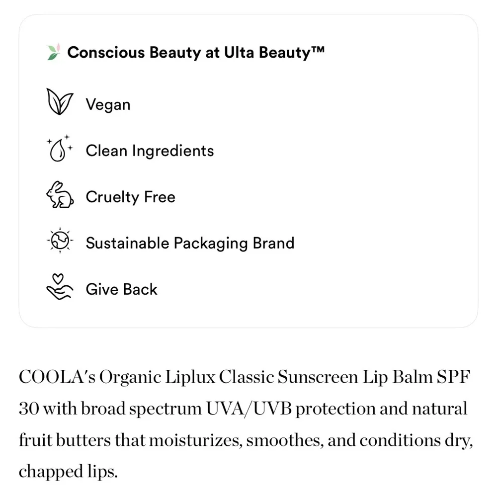 5 for $25-Coola Liplux SPF 30 - Picture 13 of 15